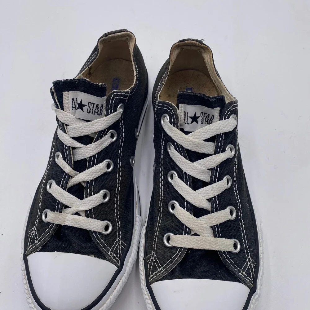 Converse Chuck Taylor All Star Low Sneakers Youth‎ 3 Black Canvas 3J235 Classic